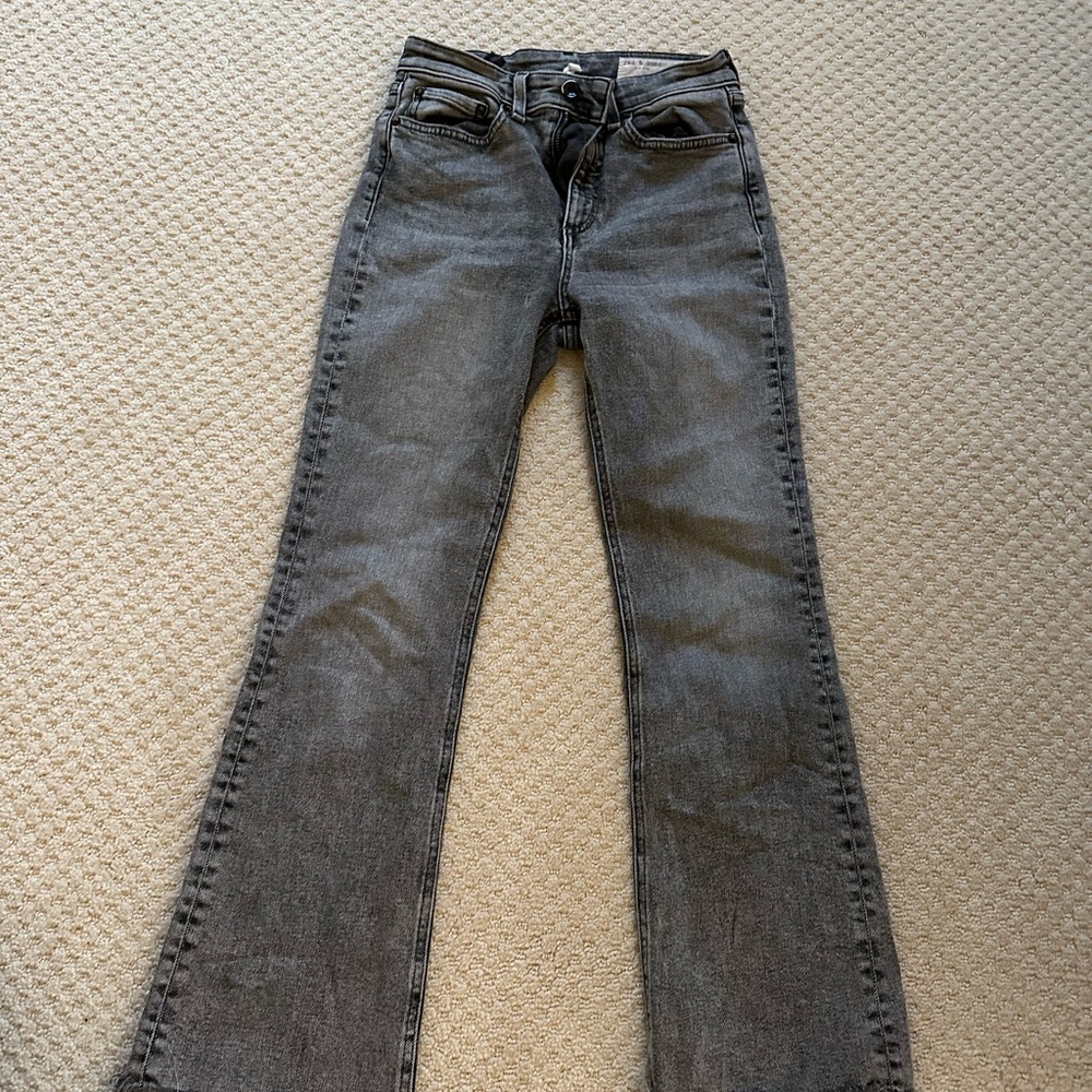 Rag and Bone Nina High Rise Ankle Flare Jeans